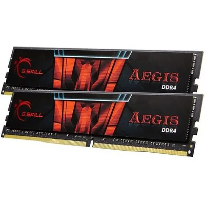 G.Skill AEGIS - DDR4 - 16 GB : 2 x 8 GB - DIMM 288-PIN - 3000 MHz / PC4-24000 - CL16 - 1.35 V - ungepuffert - nicht-ECC (F4-3000C16D-16GISB)
