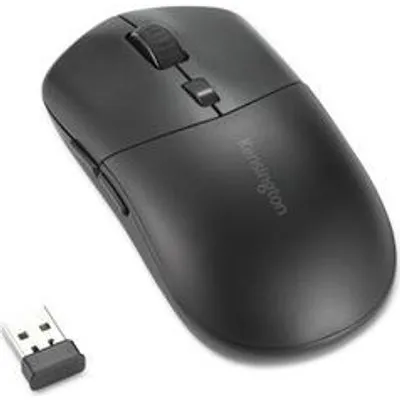 Kensington MY430 EQ - Maus - mehrere Geräte, wiederaufladbar - optisch - 6 Tasten - kabellos - 2,4 GHz, Bluetooth - kabelloser Empfänger (USB) - Schwarz (K75507EU)