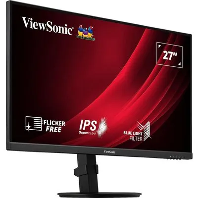 ViewSonic VG2709-2K-MHD 27 QHD SuperClear IPS LED Monitor, 2 HDMI, DisplayPort, Lautsprecher und voll ergonomischer Ständer, VRR, HDR10 [Energieklasse E] (VG2709-2K-MHD-2)