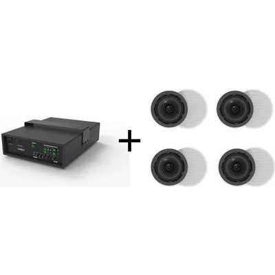VivoLink audiopack Subwoofer 8 50W+ 4 x ceiling speakers - Lautsprecher (AUDIOPACK4)