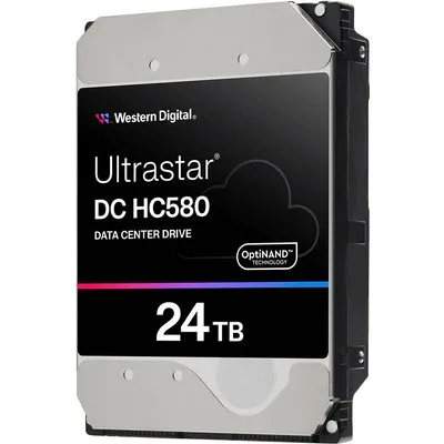 WD Ultrastar DC HC580 WUH722424AL5204 - Festplatte - Datencenter - 24TB - intern - 3,5 (8,9 cm) - SAS 12Gb/s - 7200 rpm - Puffer: 512MB (0F62802)