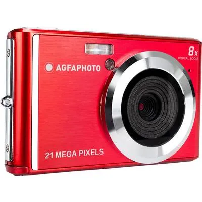 AgfaPhoto DC5200 - Digitalkamera - Kompaktkamera - 21.0 MPix - 720p - Rot