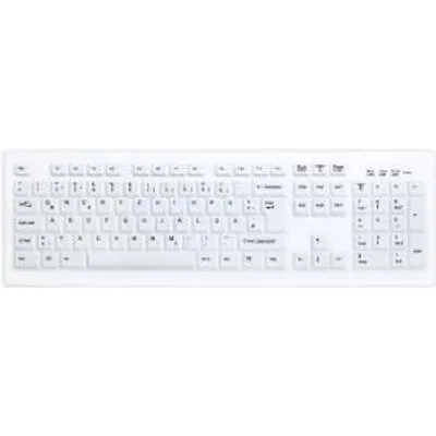 Active Key MedicalKey AK-C8100 Sanitizable - Tastatur - USB - Deutsch - weiß (AK-C8100F-U1-W/GE)