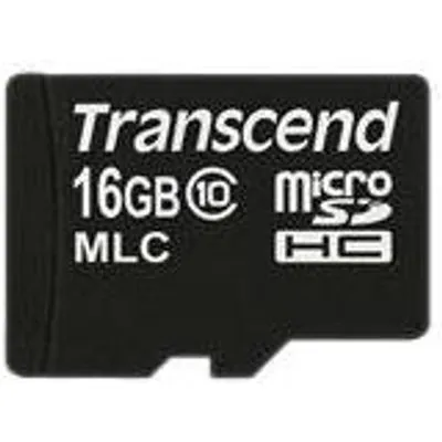 Transcend - Flash-Speicherkarte - 16GB - Class 10 - microSDHC (TS16GUSDC10M)