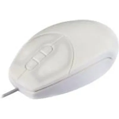 Active Key Medical Small - Maus - optisch - 5 Tasten - verkabelt - PS/2, USB - weiß (AK-PMT1LB-US-W)