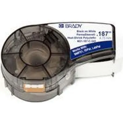 Brady 110924 - Schwarz - Weiß - Selbstklebendes Druckeretikett - Polyolefin - Wärmeübertragung - Rechteck - BMP21-PLUS - BMP21 - ID PAL - LABPAL (110924)