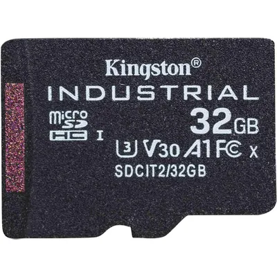 Kingston Industrial - Flash-Speicherkarte - 32 GB - A1 / Video Class V30 / UHS-I U3 / Class10 - microSDHC UHS-I