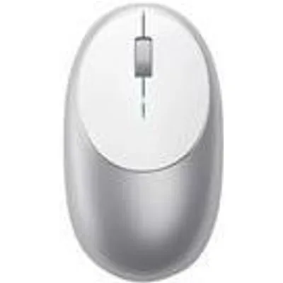Satechi M1 - Maus - ergonomisch - rechts- und linkshändig - optisch - 3 Tasten - kabellos - Bluetooth 4,0 - Silber (ST-ABTCMS)