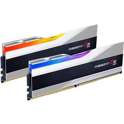 G.Skill Trident Z5 RGB - DDR5 - Kit - 32GB: 2 x 16GB - DIMM 288-PIN - 6800 MHz / PC5-54400 - CL34 - non-ECC - metallisch silber (F5-6800J3445G16GX2-TZ5RS)