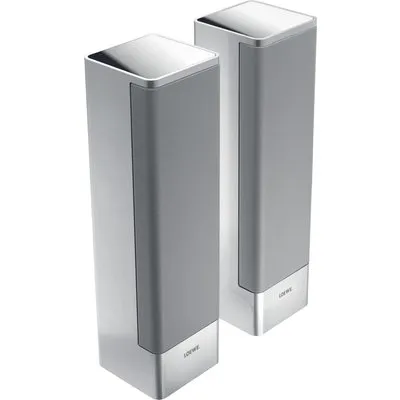 Ind. Sound Multiroom Speaker /Paar On Wall Lautsprecher alu-silber