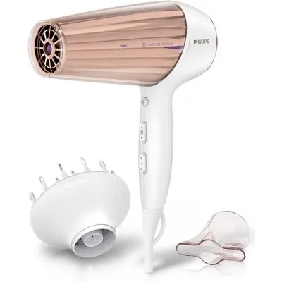 HP8280/00 DryCare Prestige Haartrockner weiß/gold