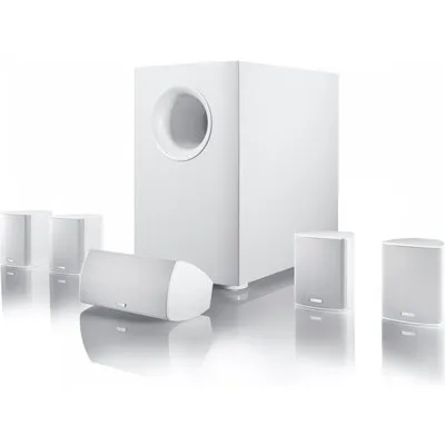 Movie 135 5.1 A/V-Lautsprechersystem mit Aktiv-Subwoofer weiß