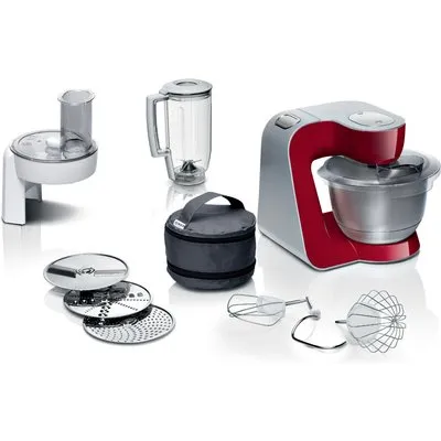 MUM58720 Küchenmaschine rot/silber