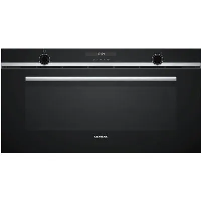 VB558C0S0 Einbaubackofen schwarz/edelstahl, 85 l, Pizza-Stufe, schnelles Vorheizen, rundum katalytische Selbstreinigungswände, 89,6 cm breit, A+