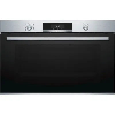 VBD5780S0 Einbaubackofen edelstahl, 85 l, Pizza-Stufe, schnelles Vorheizen, pyrolytische Selbstreinigung, 89,6 cm breit, A+