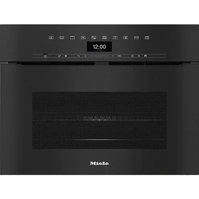 H 7440 BMX Backofen mit Mikrowellenfunktion obsidianschwarz