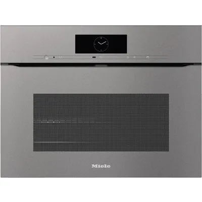 H 7840 BPX Kompakt-Backofen graphitgrau, 49 l, schnelles Vorheizen, pyrolytische Selbstreinigung, 59,5 cm breit, A+