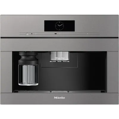 CVA 7845 Einbau-Kaffee-Vollautomat graphitgrau, Milchbehälter, Latte Macchiato/Cappuccino/Milchkaffee, 2,3 l