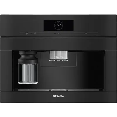 CVA 7845 Einbau-Kaffee-Vollautomat obsidianschwarz, Milchbehälter, Latte Macchiato/Cappuccino/Milchkaffee, 2,3 l