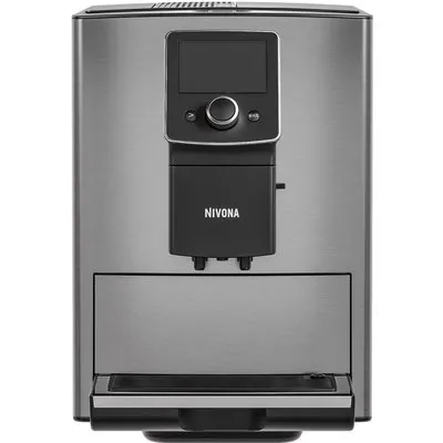 CafeRomatica NICR 825 Kaffee-Vollautomat edelstahl/chrom, Latte Macchiato/Cappuccino, Stahl-Kegel-Mahlwerk, 15 bar, 1,8 l