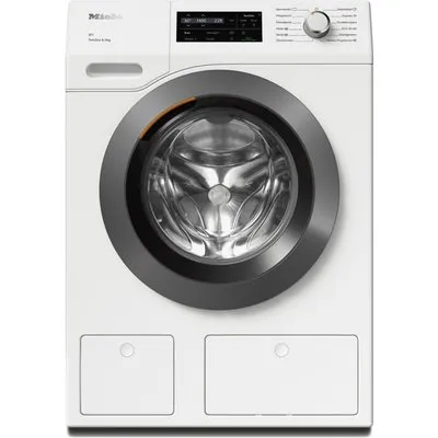 WCG 670 WPS TDos&9kg Stand-Waschmaschine-Frontlader lotosweiß, 9 kg, 1400 U/min, W1 ChromeEdition, 68 dBA