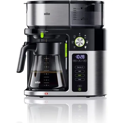 KF 9050 BK MultiServe Kaffeeautomat mit Timer schwarz/edelstahl