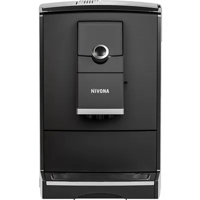 CafeRomatica NICR 790 Kaffee-Vollautomat mattschwarz/chrom, Latte Macchiato/Cappuccino, Stahl-Kegel-Mahlwerk, 15 bar, 2,2 l, Steuerung über Smartphone