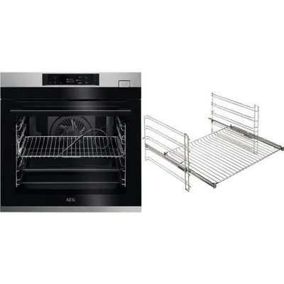 BFH78822V3 Elektro-Backofen mit Dampfgarer bestehend aus BSE78228BM + TR1LFSTV edelstahl/cleansteel