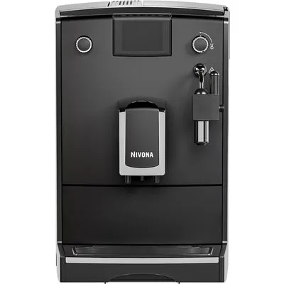 CafeRomatica NICR 550 Kaffee-Vollautomat matt schwarz/chrom, Stahl-Kegel-Mahlwerk, 15 bar, 2,2 l