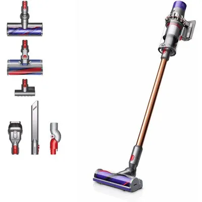 V10 Absolute Akku-Stielsauger nickel/kupfer, 151 W, 60 min Laufzeit, 0,76 l Staubvolumen, Elektro-Bodenbürste