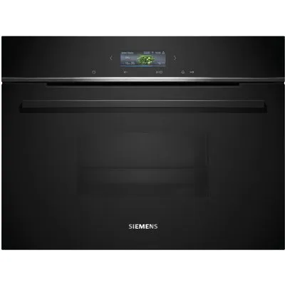 CD714GXB1 Elektro-Backofen mit Dampfgarer schwarz, Hefeteig-Gärstufe, WLAN, 59,4 cm breit, iQ700