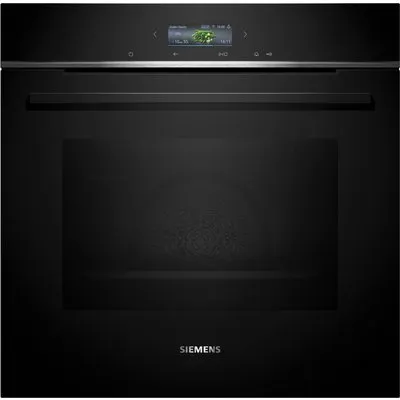 HB774G1B1 Einbaubackofen schwarz, 71 l, Pizza-Stufe, schnelles Vorheizen, WLAN, pyrolytische Selbstreinigung, 59,4 cm breit, A+, iQ700