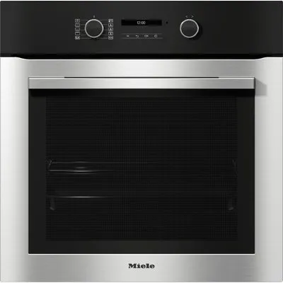 H 2761 B Einbaubackofen edelstahl/cleansteel, schnelles Vorheizen, 59,5 cm breit, A+