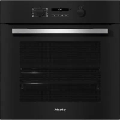 H 2766 B Einbaubackofen obsidianschwarz, schnelles Vorheizen, 59,5 cm breit, A+