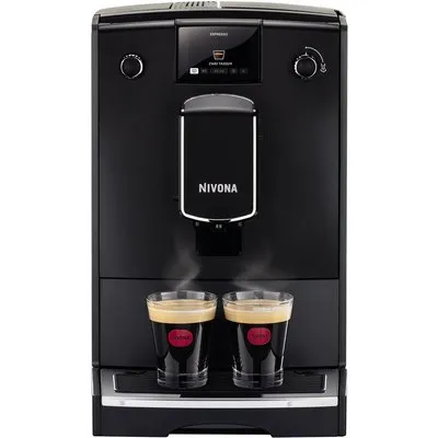 CafeRomatica NICR 690 Kaffee-Vollautomat mattschwarz/chrom, Stahl-Kegel-Mahlwerk, 15 bar, 2,2 l