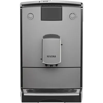CafeRomatica NICR 695 Kaffee-Vollautomat titan/chrom, Stahl-Kegel-Mahlwerk, 15 bar, 2,2 l