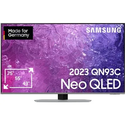 GQ50QN93CAT 125 cm (50") Neo QLED-TV eclipsesilber, 4K Ultra HD, Smart-TV, 100 Hz, Sprachsteuerung