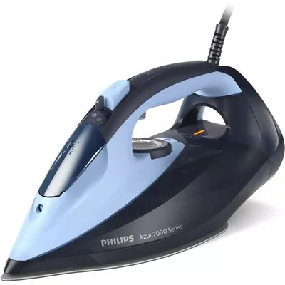 DST7041/20 Dampfbügeleisen hellblau/dunkelblau, 2800 W, 250 g/min Dampfstoß, 50 g/min Dampfproduktion, SteamGlide-Bügelsohle, 300 ml Wassertank