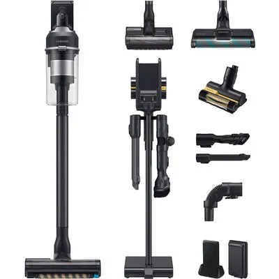 Jet 95 Akku+ CompleteClean Stielstaubsauger VS20C95D4TK/WD satin black, 210 W, 60 min Laufzeit, 0,8 l Staubvolumen, Display, Elektro-Bodenbürste
