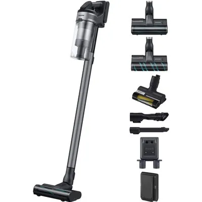 Jet 75E CompleteClean Akku-Stielstaubsauger VS20B75BCR5/WD  teal silver, 200 W, 0,8 l Staubvolumen, Display, Hartboden-Düse, Elektro-Bodenbürste