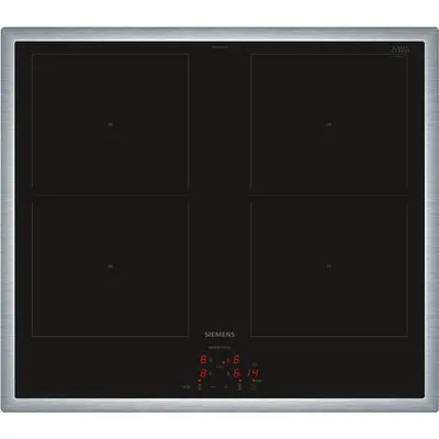 EM645CQB6M Glaskeramik-Induktions-Kochfeld edelstahl