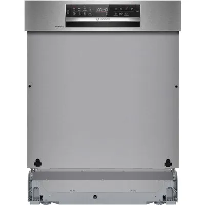 SMI6ZCS16E teilintegrierbarer 60 cm Geschirrspüler edelstahl