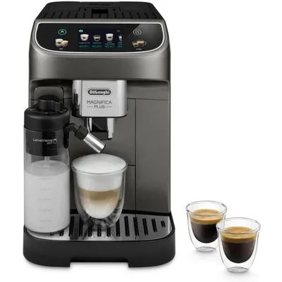 ECAM320.70.TB Magnifica Plus Kaffee-Vollautomat titan/schwarz, Milchbehälter, Latte Macchiato/Cappuccino, 15 bar, 1,9 l