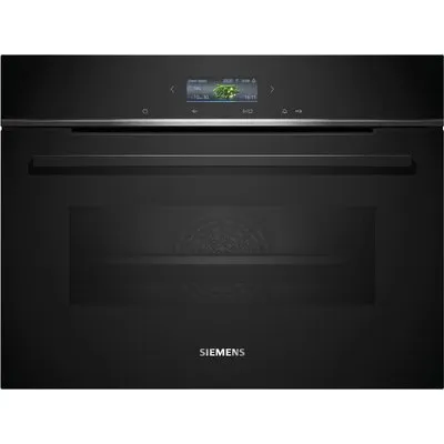 CB734G1B1 Einbaubackofen schwarz, 47 l, WLAN, 59,4 cm breit, A+, iQ700