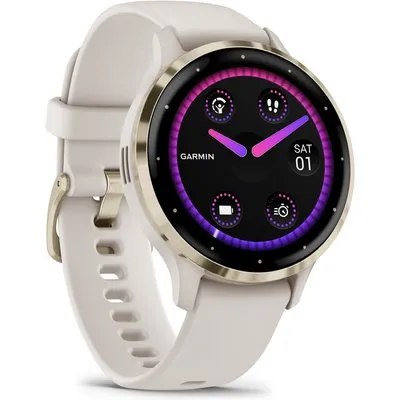 Venu® 3S Smartwatch elfenbein/softgold