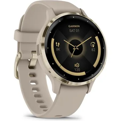 Venu® 3S Smartwatch french gray/softgold
