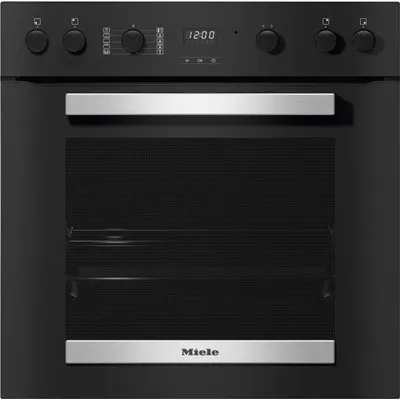 H 2455 E Active Einbau Elektro-Herd obsidianschwarz, 76 l, schnelles Vorheizen, 59,5 cm breit, A+