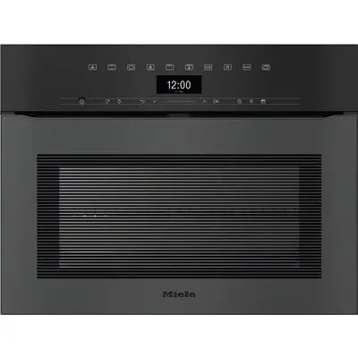 H 7440 BPX 125 Gala Ed Kompakt-Backofen Obsidianschwarz matt, 49 l, schnelles Vorheizen, pyrolytische Selbstreinigung, 59,5 cm breit, A++