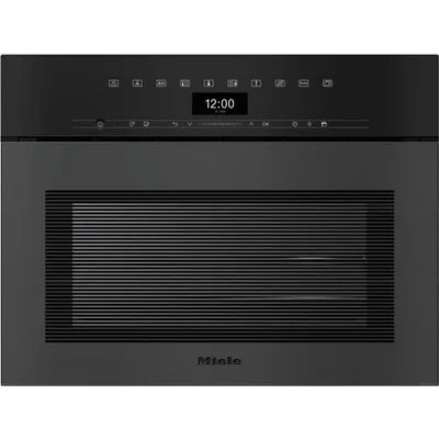 DGC 7445 HCX Pro 125 Gala Ed Elektro-Backofen mit Dampfgarer Obsidianschwarz matt, 47 l, schnelles Vorheizen, SousVide-Funktion, 59,5 cm breit, A+