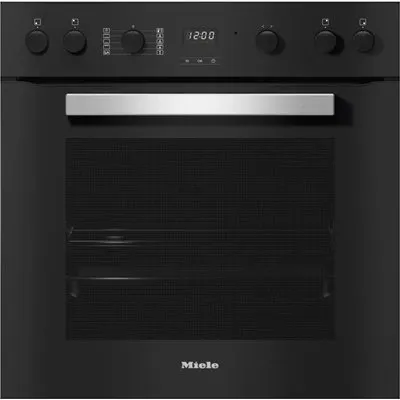 H 2457 E Active Einbau Elektro-Herd obsidianschwarz, 76 l, schnelles Vorheizen, 59,5 cm breit, A+